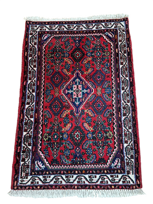 Orientteppich handgeknüpft Hamadan 122x80 cm
