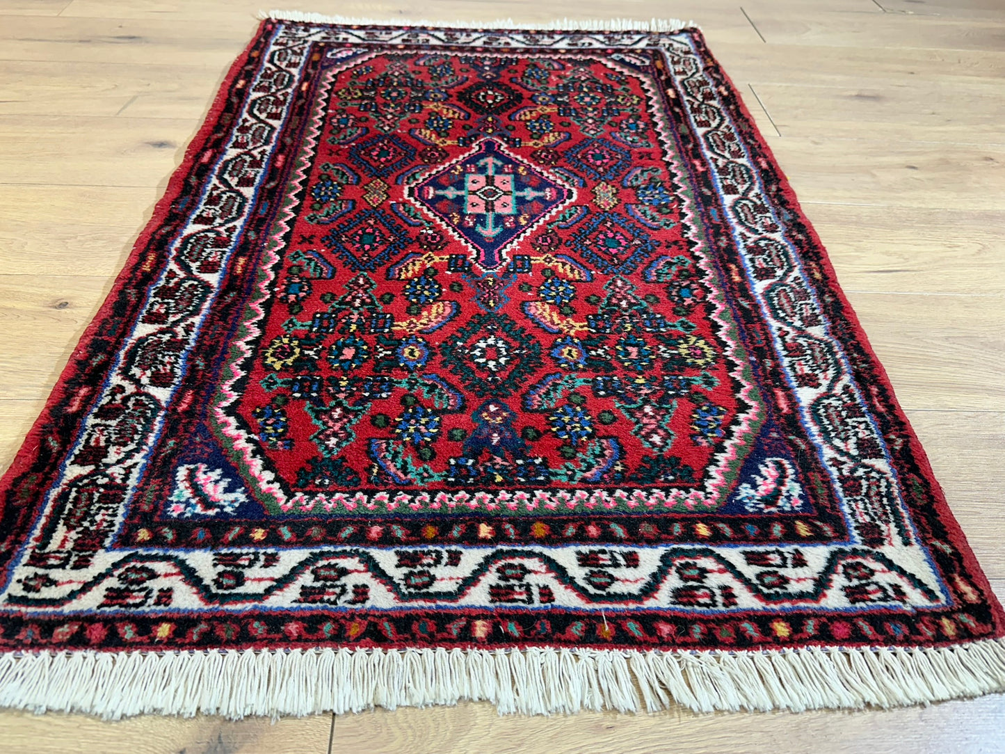 Orientteppich handgeknüpft Hamadan 122x80 cm