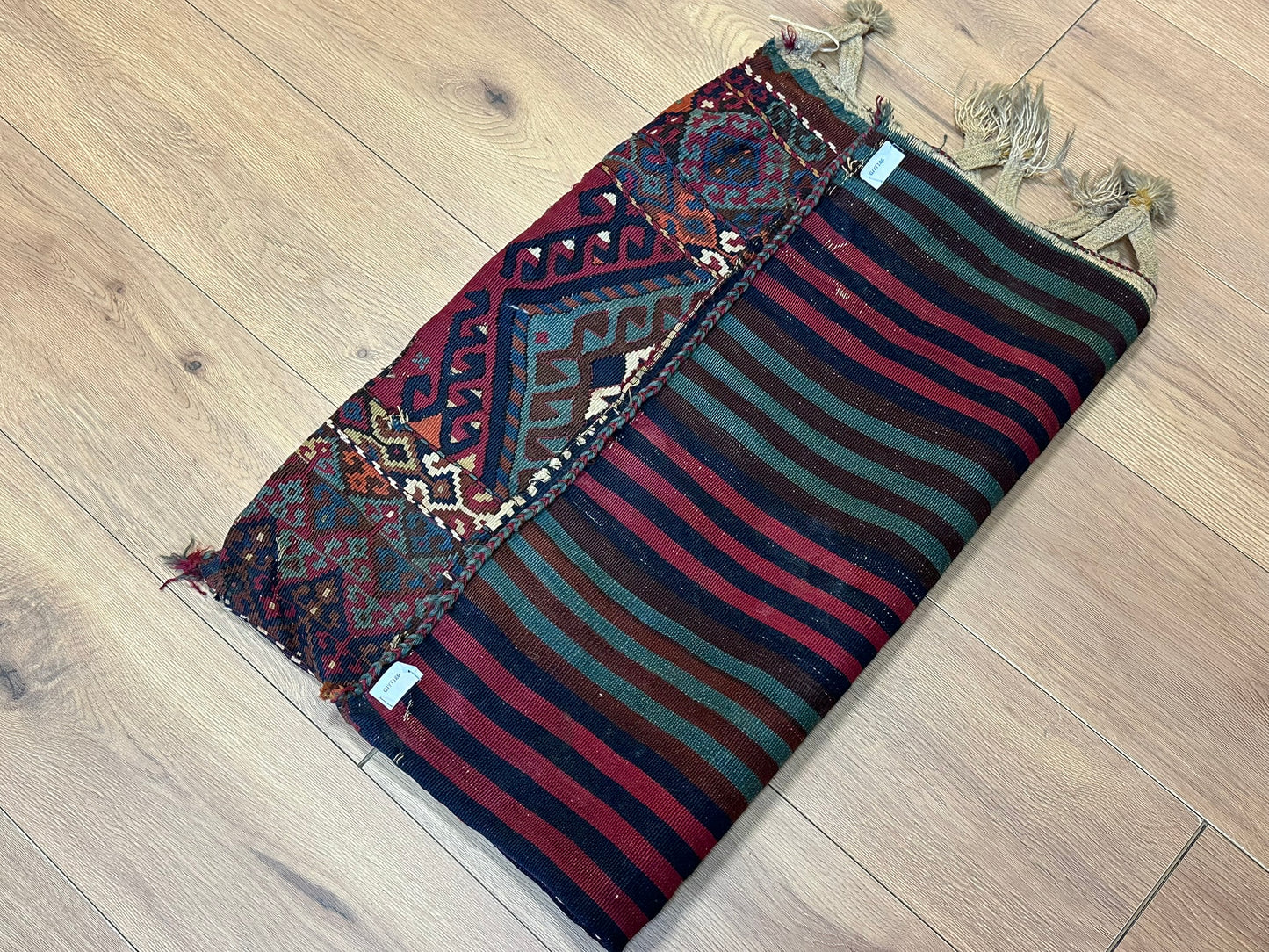 Orientteppich handgeknüpft 78x68 cm antik Kelim Selten