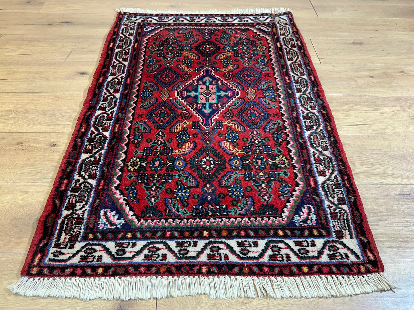Orientteppich handgeknüpft Hamadan 122x80 cm