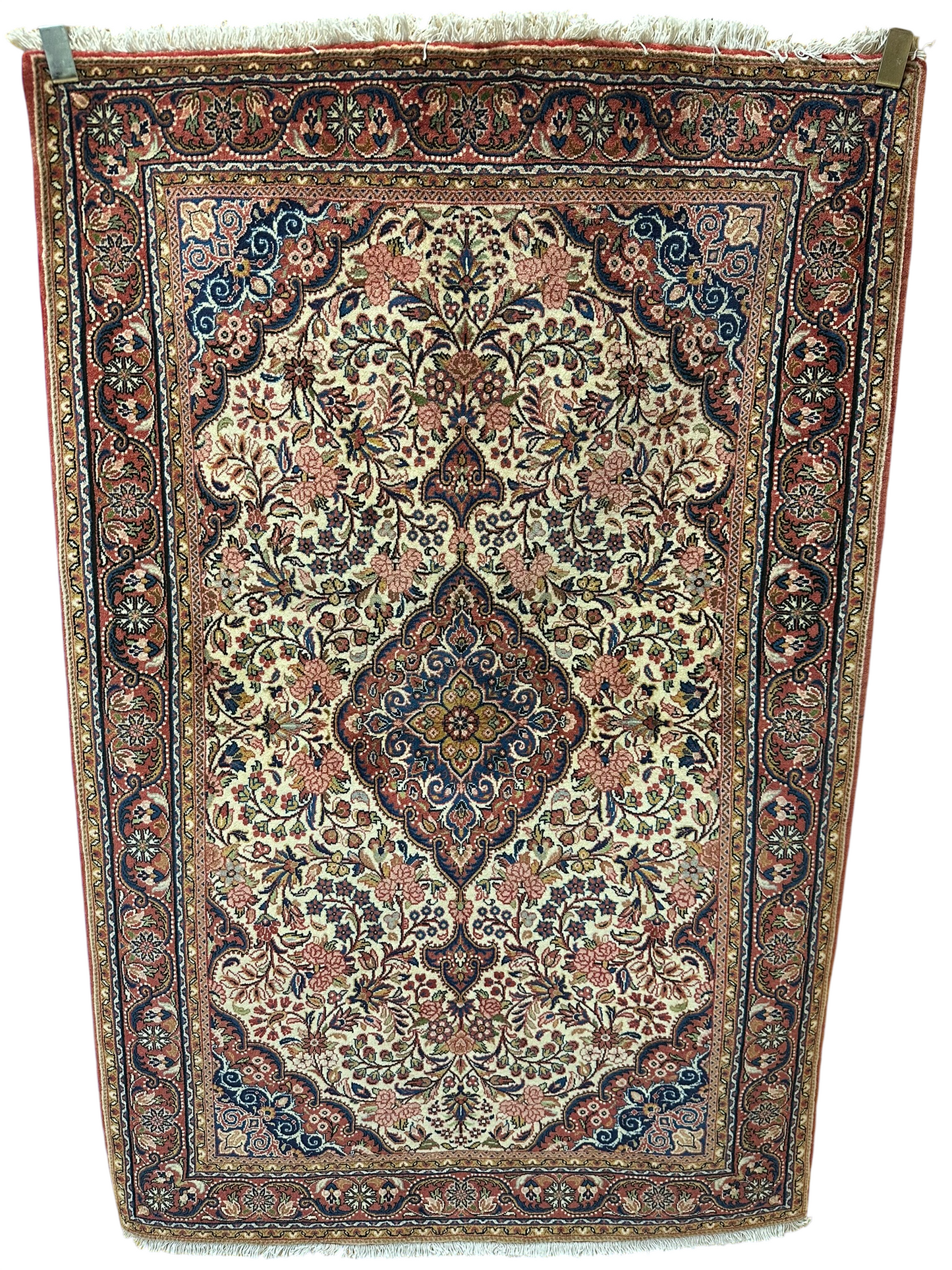 Orientteppich handgeknüpft 153x106 cm Sarough Medaillon