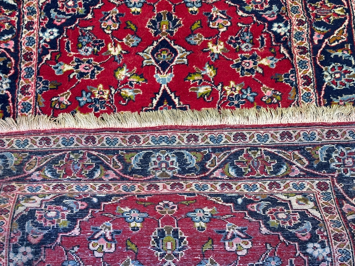 Handgeknüpfter Keschan Orientteppich Brücke 145x103 cm