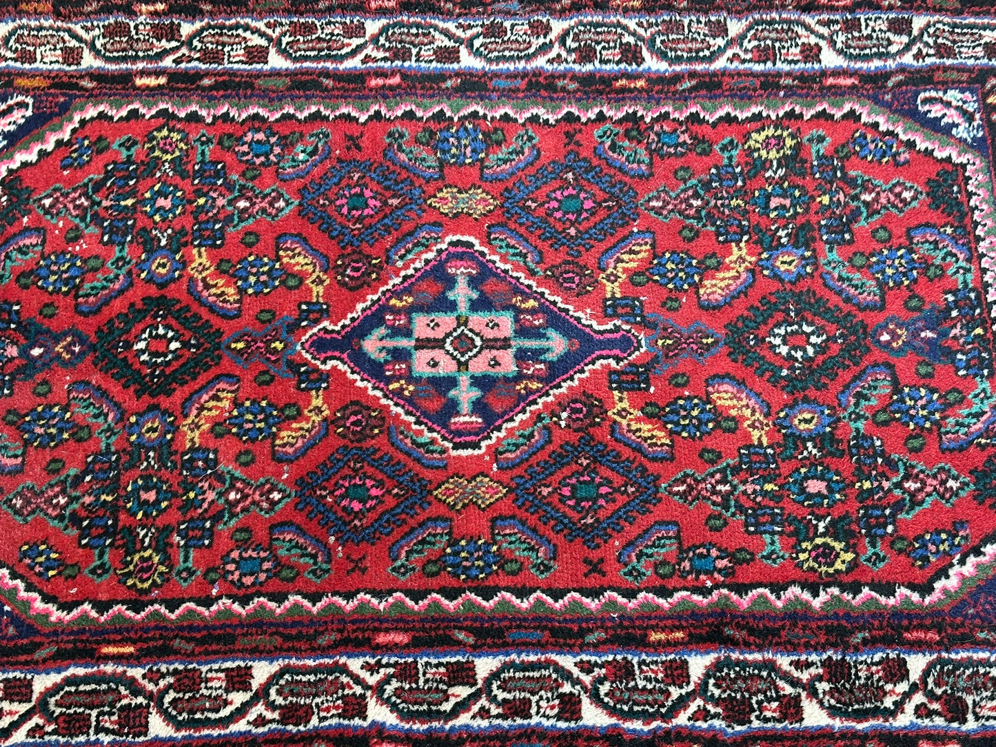 Orientteppich handgeknüpft Hamadan 122x80 cm