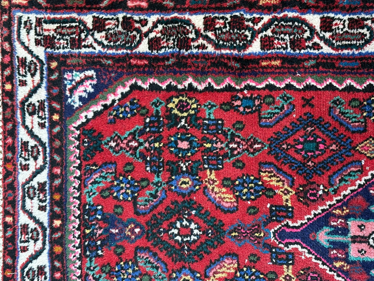 Orientteppich handgeknüpft Hamadan 122x80 cm