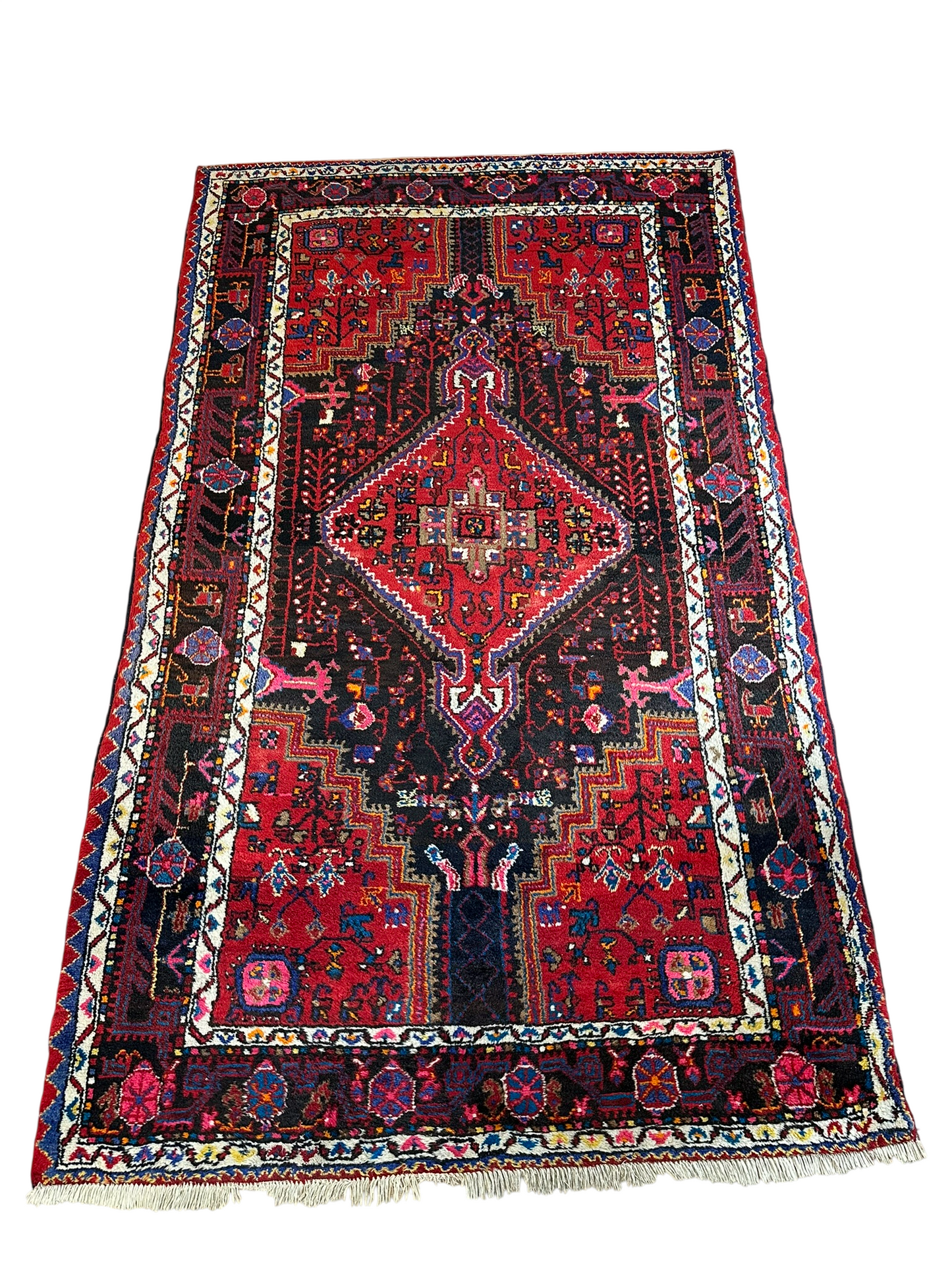 Orientteppich handgeknüpft Malayer Art Deco 244x144 cm