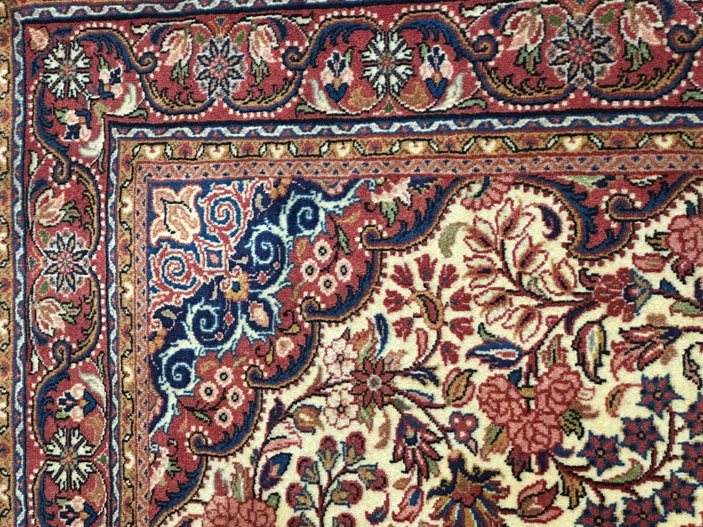 Orientteppich handgeknüpft 153x106 cm Sarough Medaillon