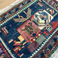 Handgeknüpfter Perser Orientteppich Afschari Art Deco - Naturfarben 51x77 cm