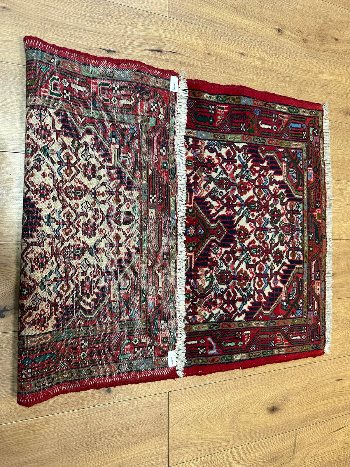 Handgeknüpfter Hamadan Orientteppich Brücke 130x77 cm