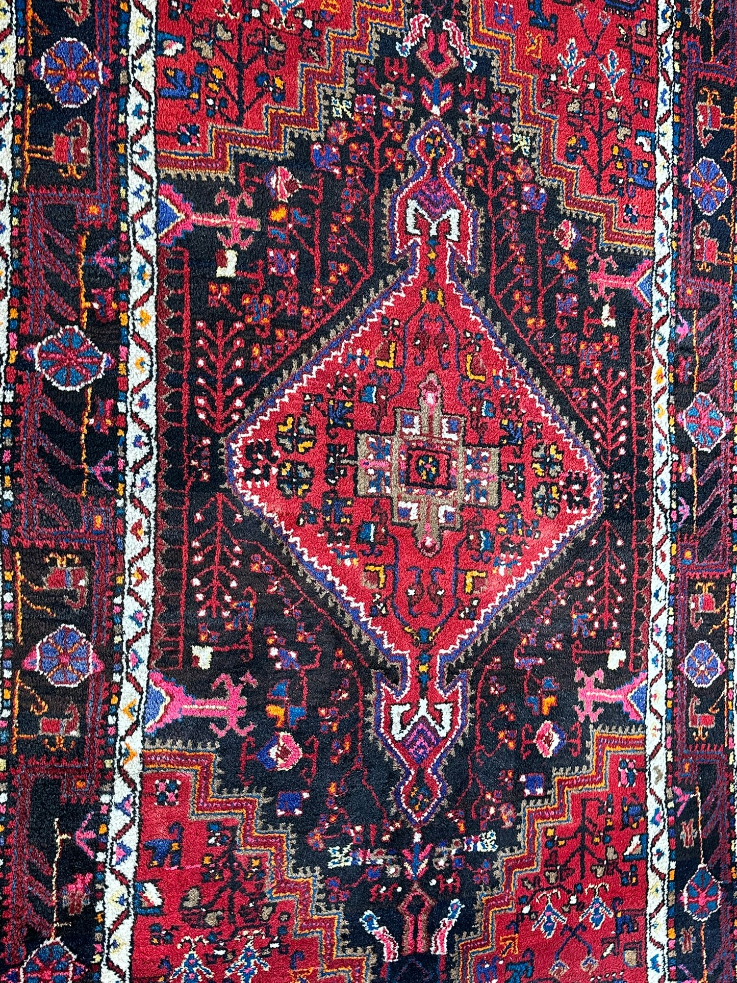 Orientteppich handgeknüpft Malayer Art Deco 244x144 cm