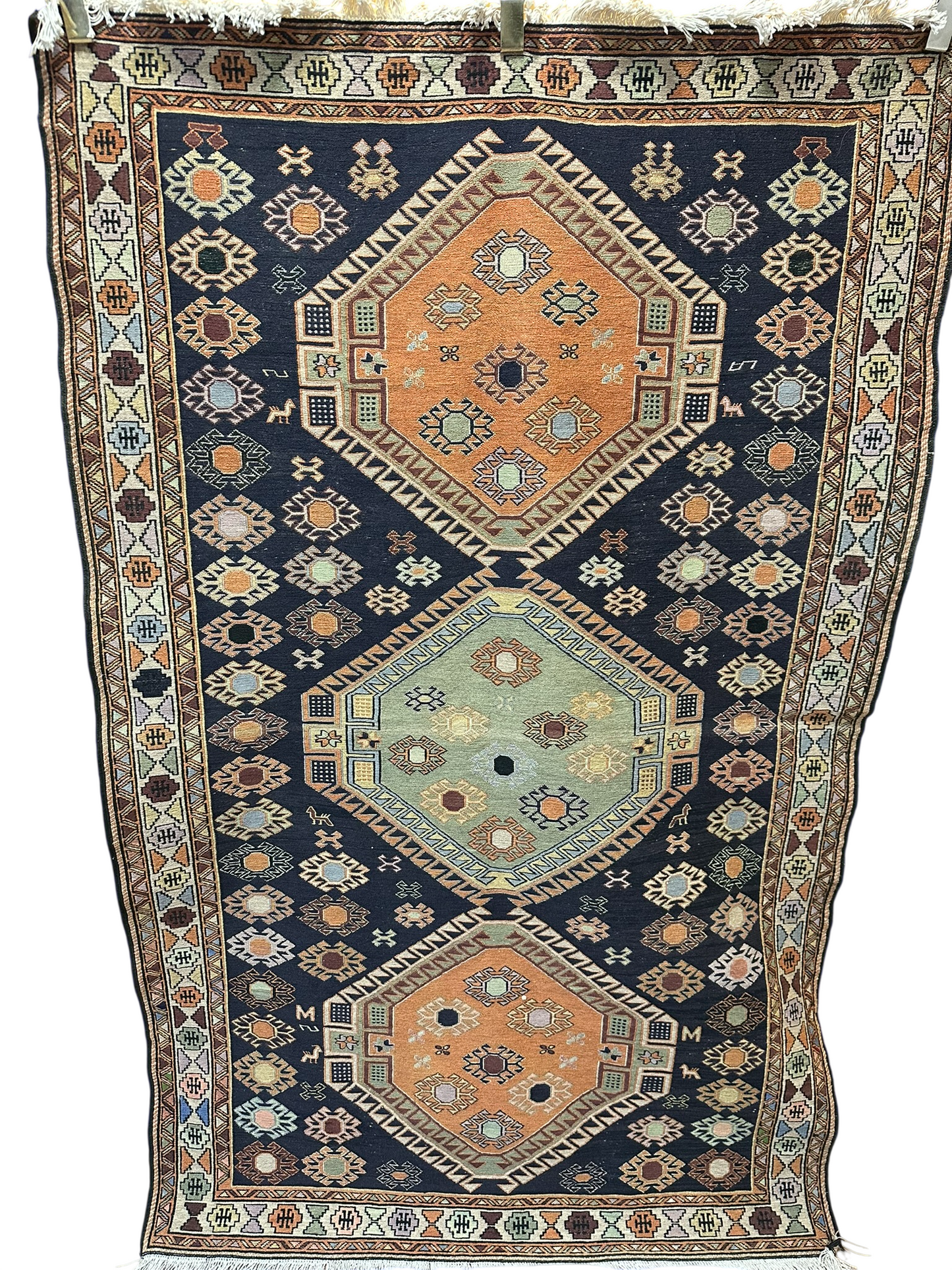 Orientteppich handgeknüpft antik196x125 cm Sumach Kasch