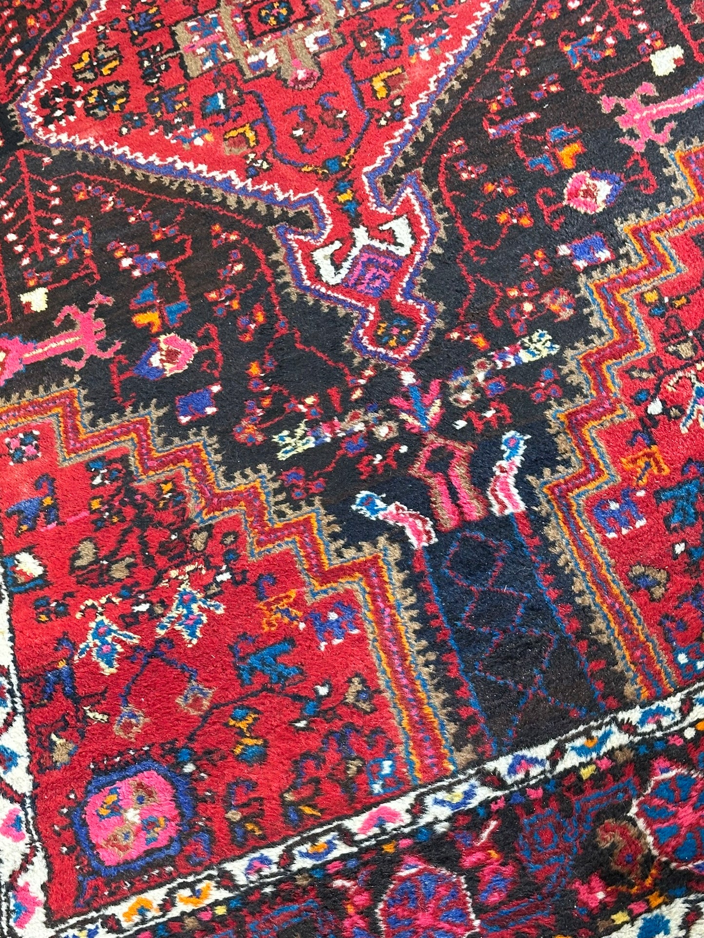 Orientteppich handgeknüpft Malayer Art Deco 244x144 cm
