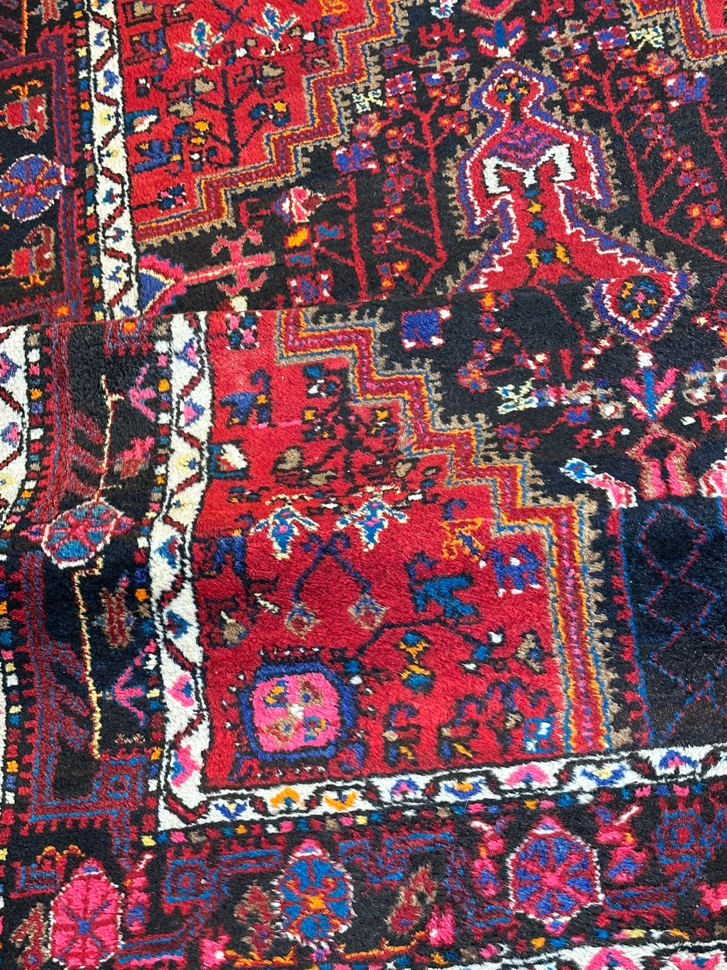 Orientteppich handgeknüpft Malayer Art Deco 244x144 cm