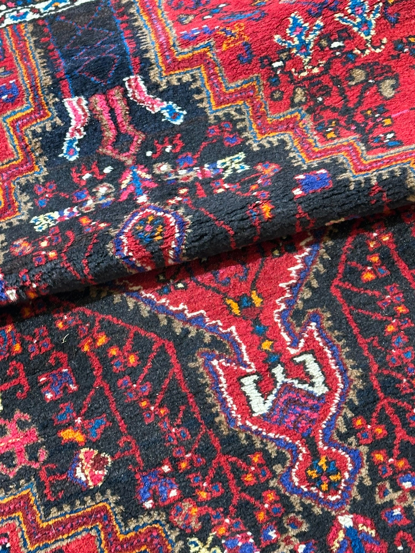 Orientteppich handgeknüpft Malayer Art Deco 244x144 cm