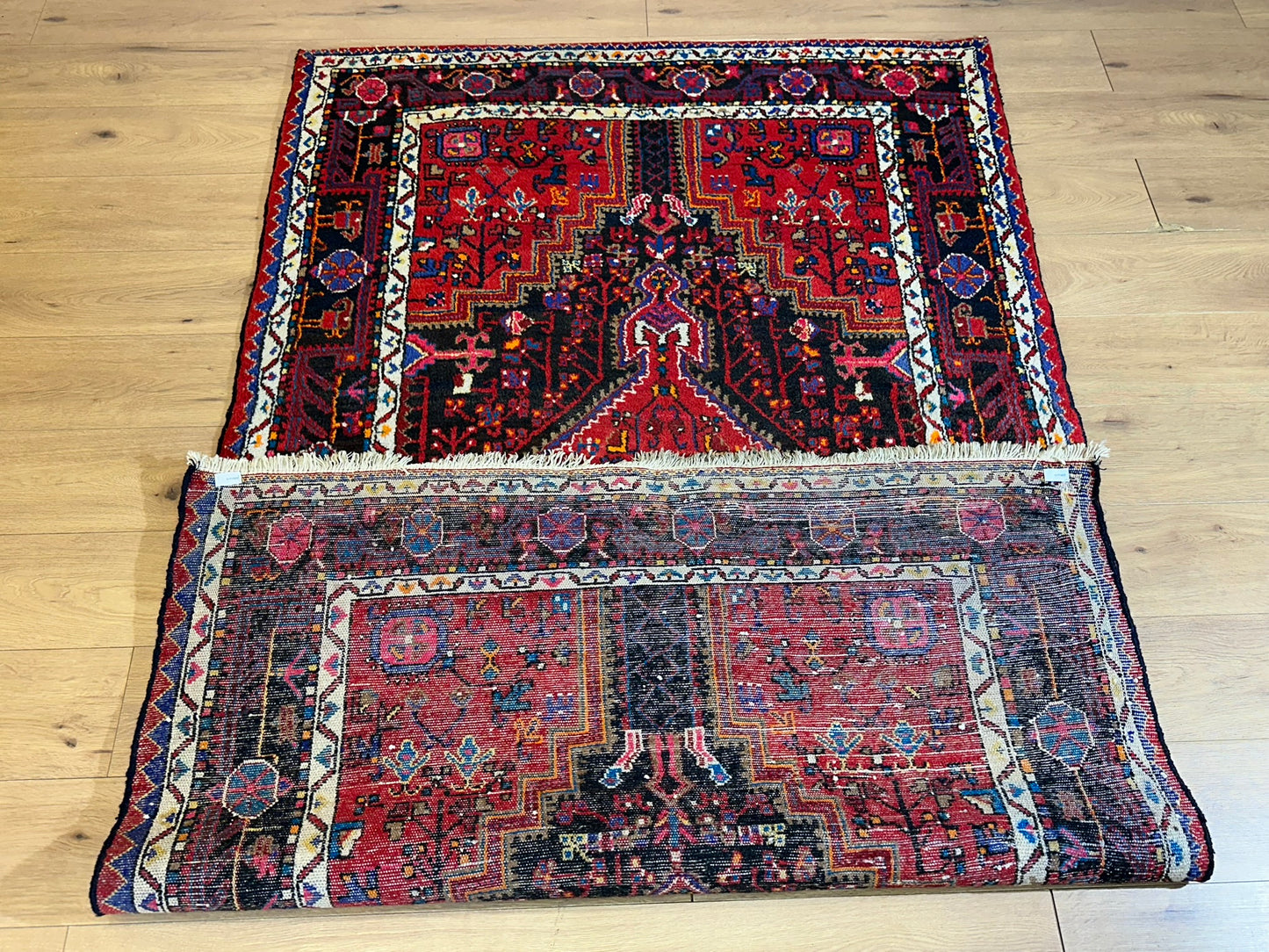 Orientteppich handgeknüpft Malayer Art Deco 244x144 cm