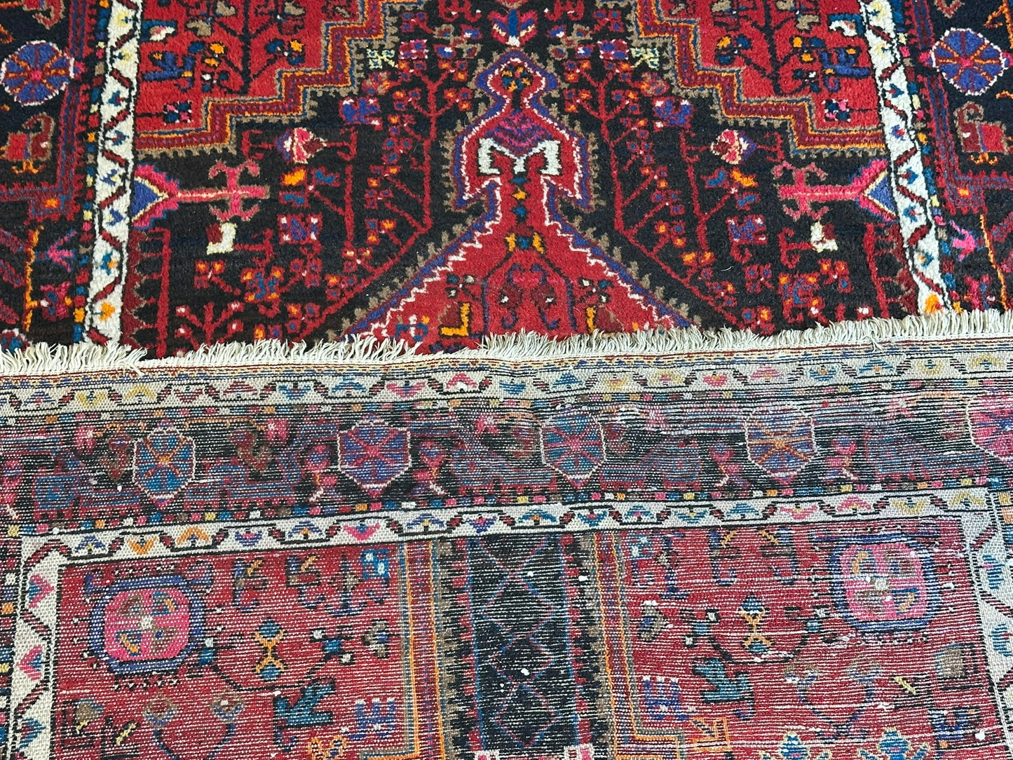 Orientteppich handgeknüpft Malayer Art Deco 244x144 cm