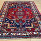 Orientteppich handgeknüpft Malayer Art Deco 166x123 cm
