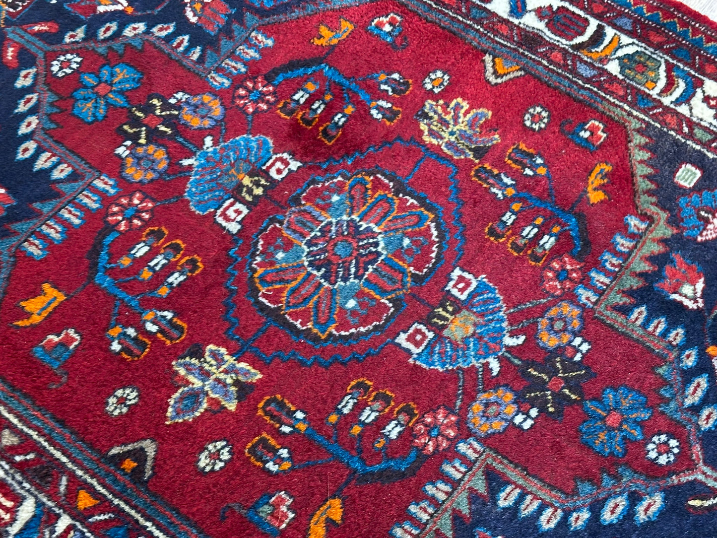 Orientteppich handgeknüpft Malayer Art Deco 166x123 cm