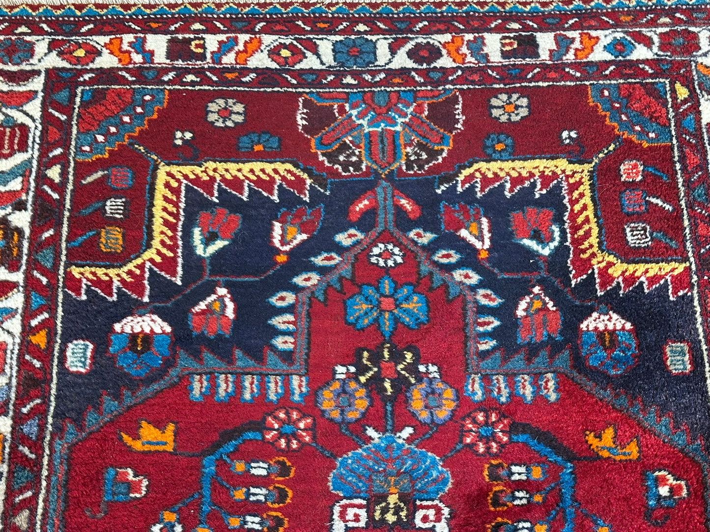 Orientteppich handgeknüpft Malayer Art Deco 166x123 cm