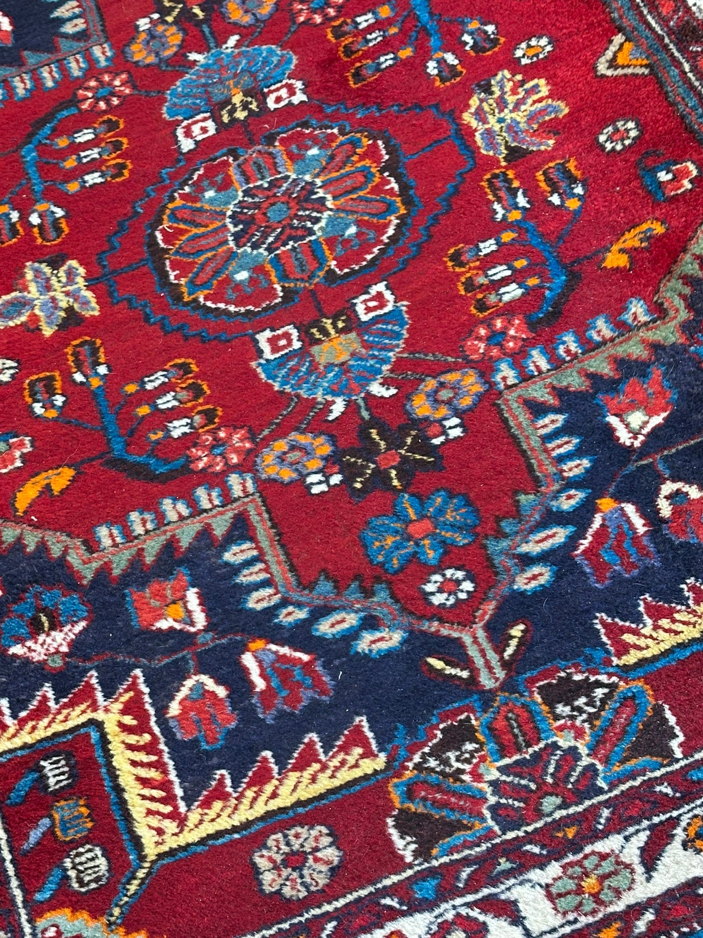 Orientteppich handgeknüpft Malayer Art Deco 166x123 cm