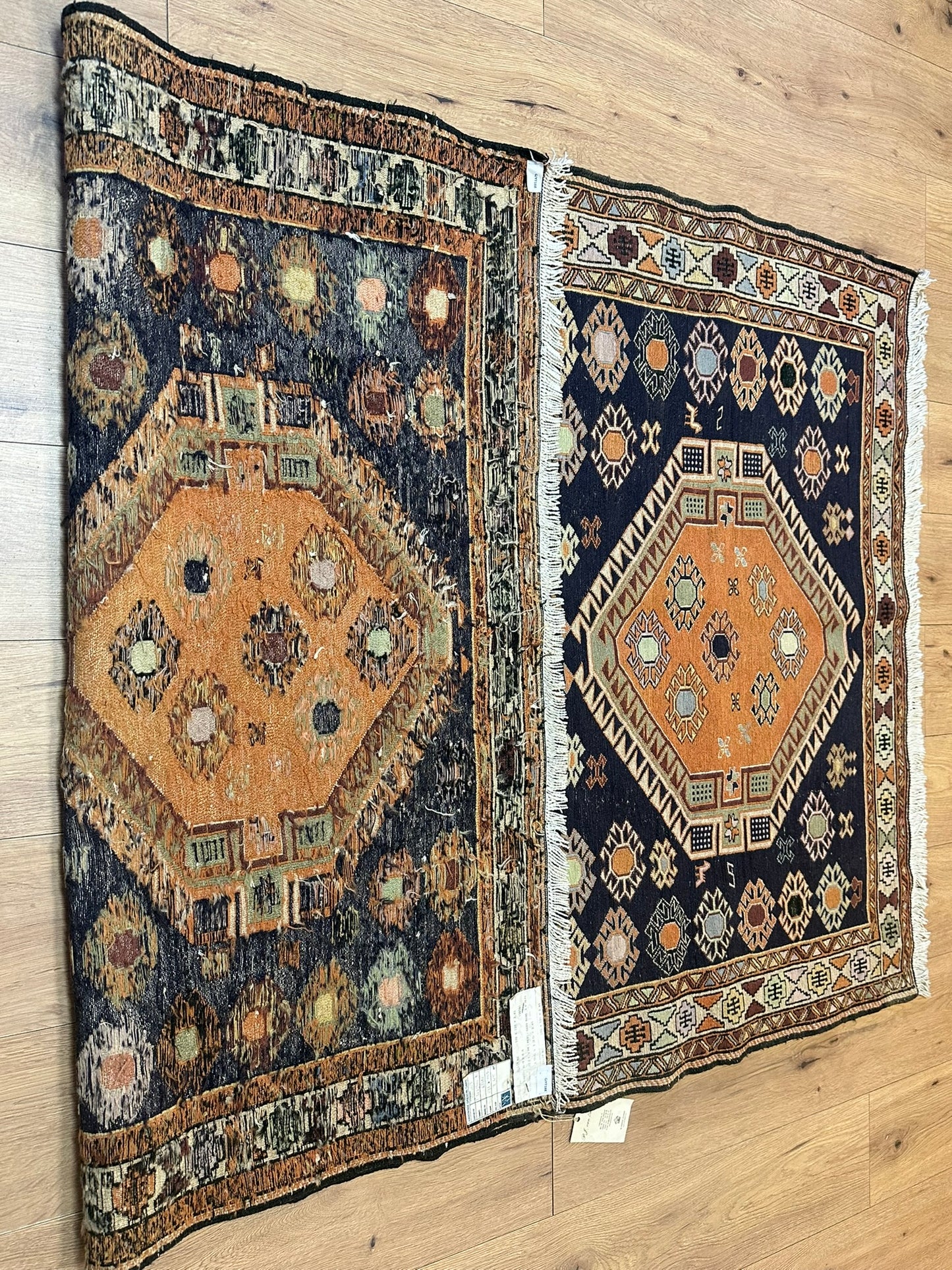 Orientteppich handgeknüpft antik196x125 cm Sumach Kasch