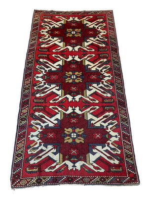 Handgeknüpfter Kazak Orientteppich Türkei 212x115 cm