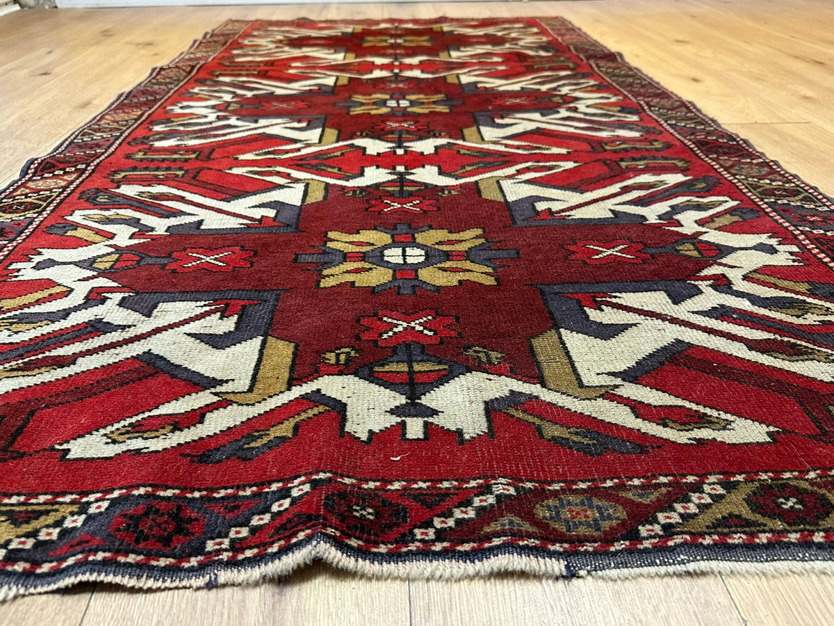 Handgeknüpfter Kazak Orientteppich Türkei 212x115 cm
