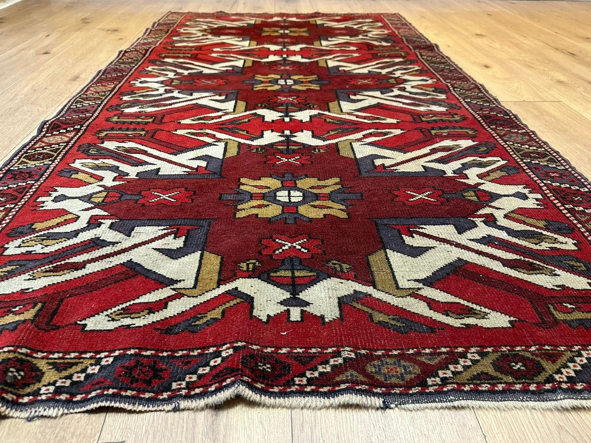 Handgeknüpfter Kazak Orientteppich Türkei 212x115 cm