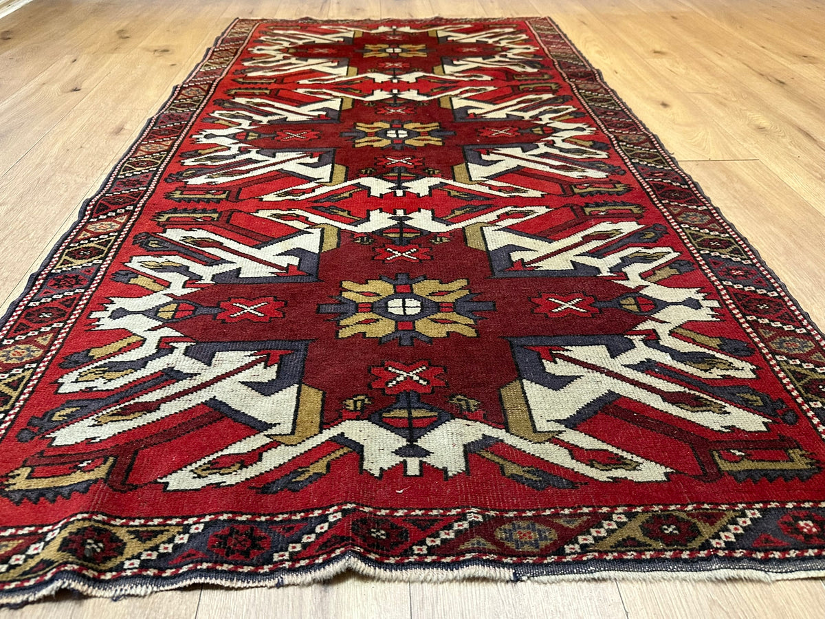 Handgeknüpfter Kazak Orientteppich Türkei 212x115 cm