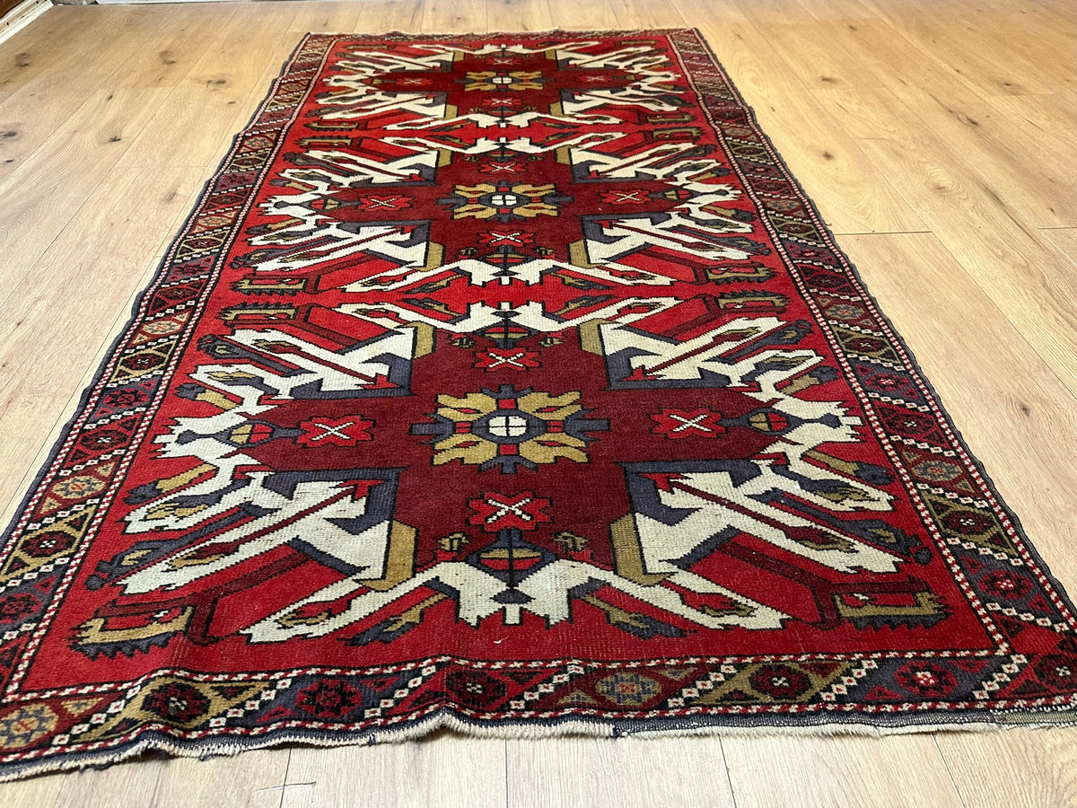 Handgeknüpfter Kazak Orientteppich Türkei 212x115 cm
