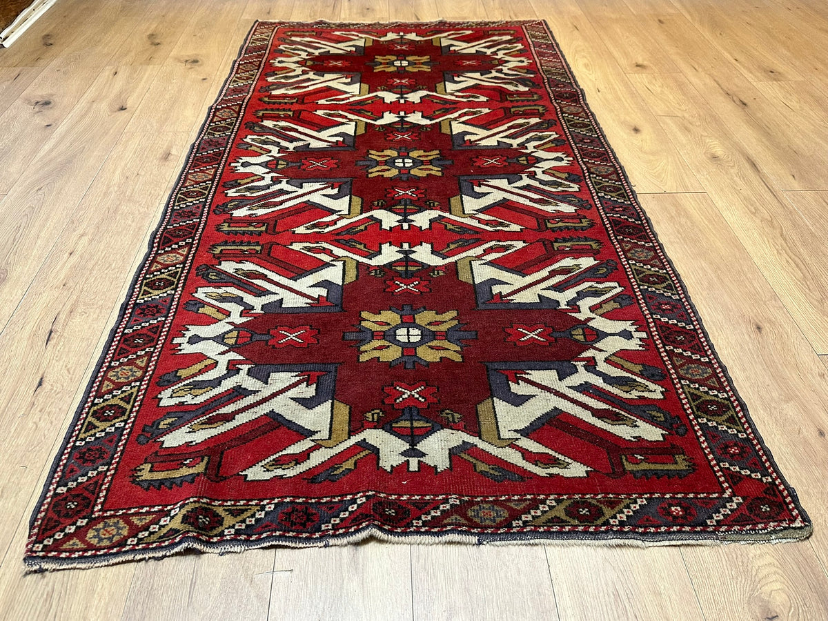Handgeknüpfter Kazak Orientteppich Türkei 212x115 cm