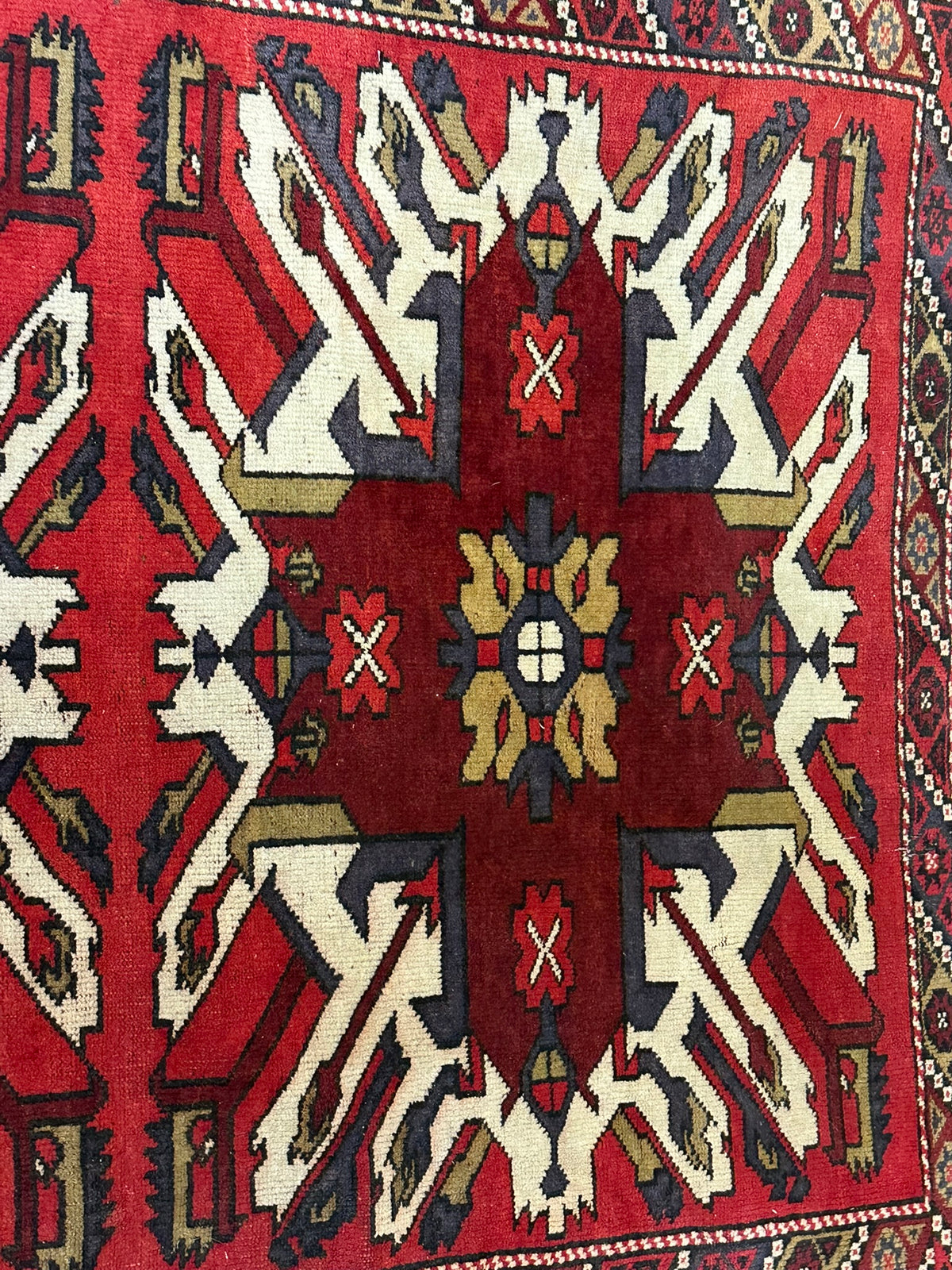 Handgeknüpfter Kazak Orientteppich Türkei 212x115 cm