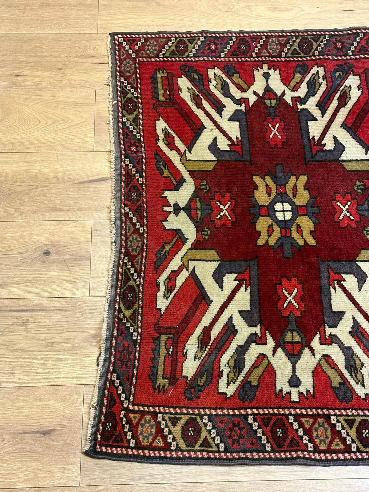Handgeknüpfter Kazak Orientteppich Türkei 212x115 cm