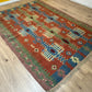 Orientteppich handgeknüpft 241x174 cm Kelim Naturfarben