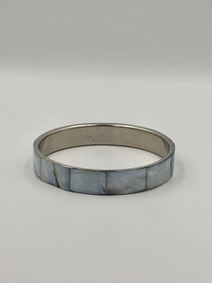 Vintage Antikes Perlmuttfarbenes Armreif-Armband