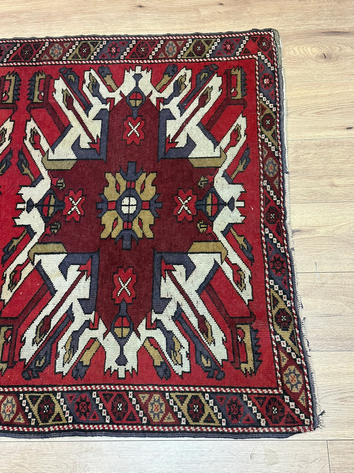 Handgeknüpfter Kazak Orientteppich Türkei 212x115 cm