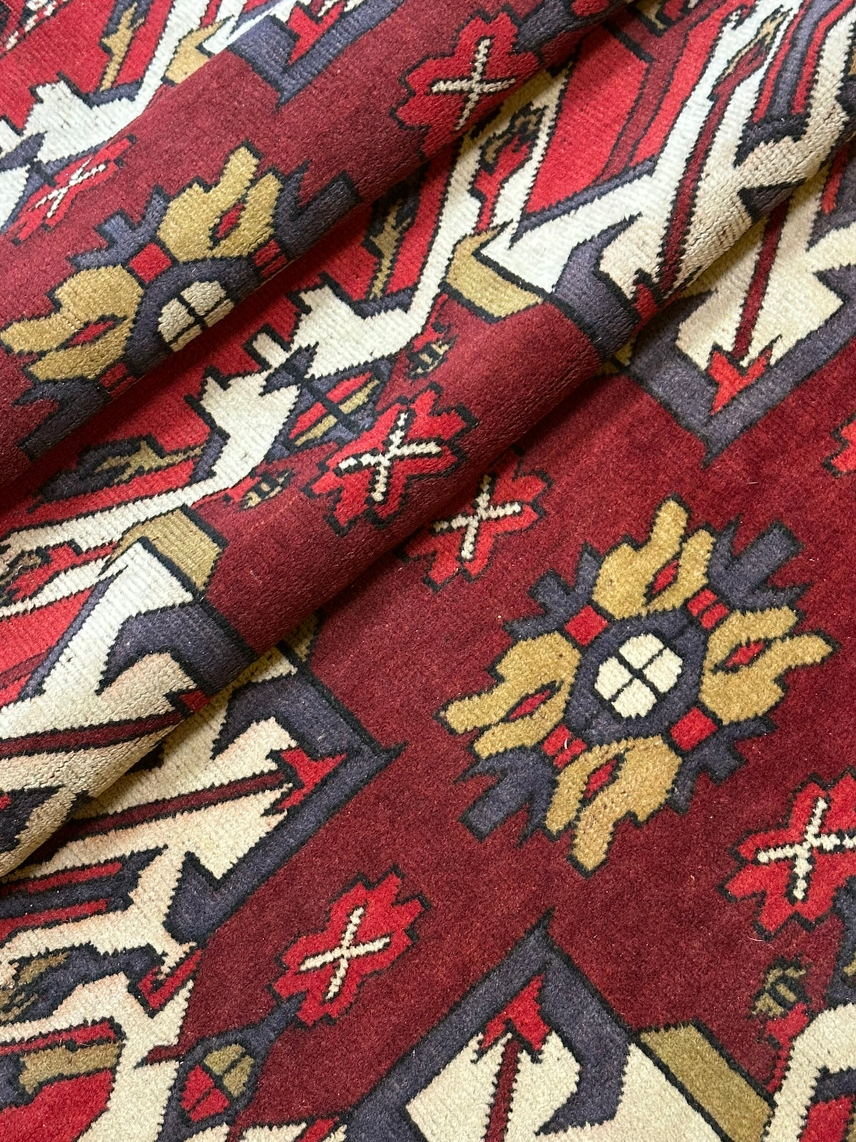 Handgeknüpfter Kazak Orientteppich Türkei 212x115 cm