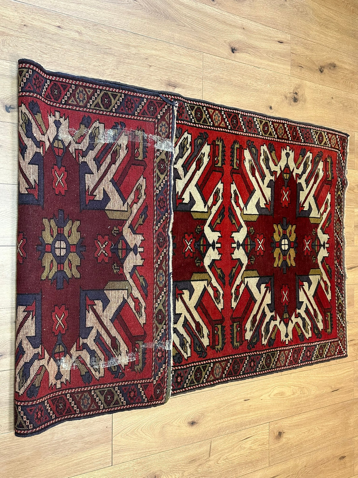 Handgeknüpfter Kazak Orientteppich Türkei 212x115 cm