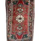 Handgeknüpfter Perser Orientteppich Hamadan Art Deco  Naturfarben 103x68 cm