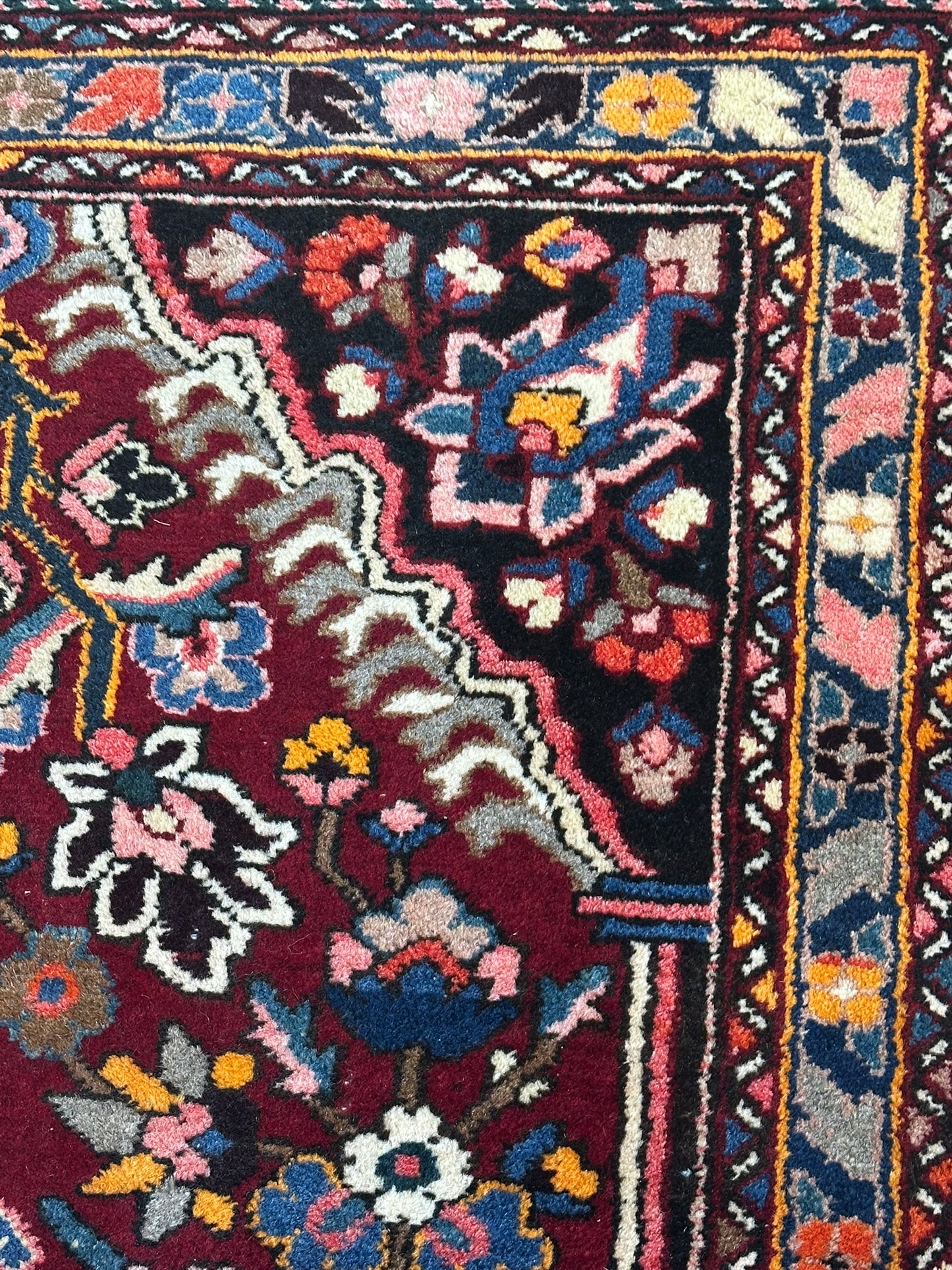 Antik Orientteppich handgeknüpft Bachtiar Lebensbaum Naturfarben 200x140 cm