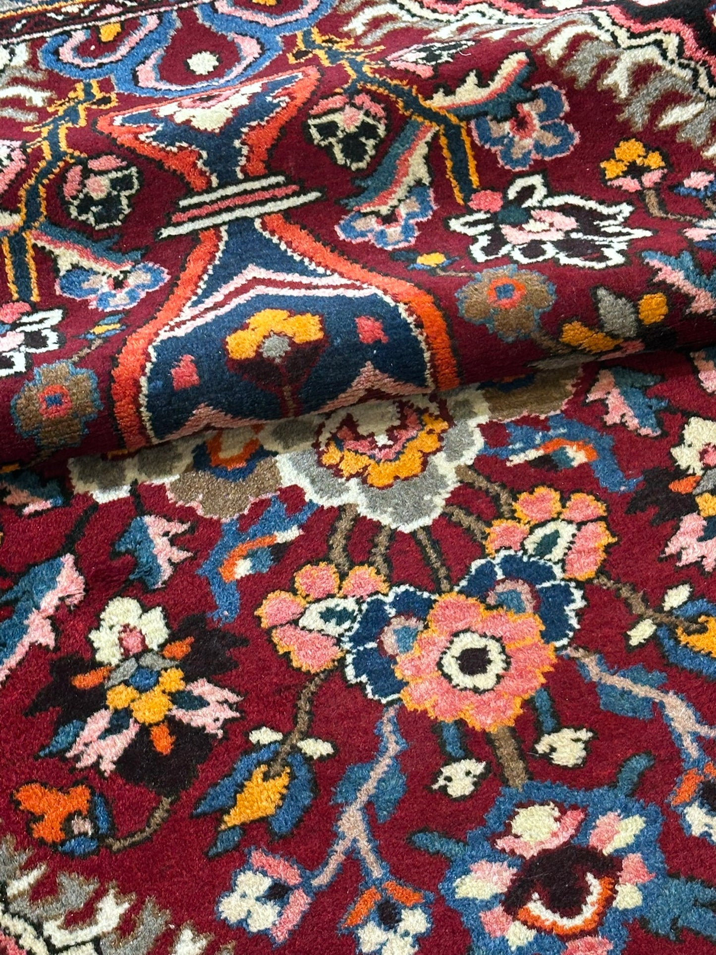 Antik Orientteppich handgeknüpft Bachtiar Lebensbaum Naturfarben 200x140 cm
