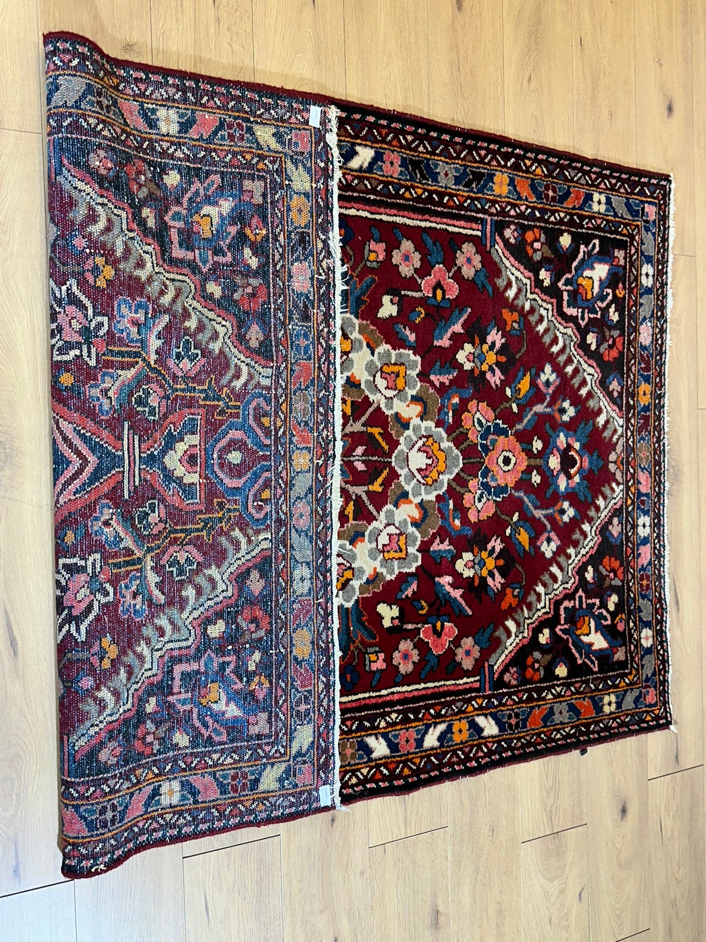 Antik Orientteppich handgeknüpft Bachtiar Lebensbaum Naturfarben 200x140 cm