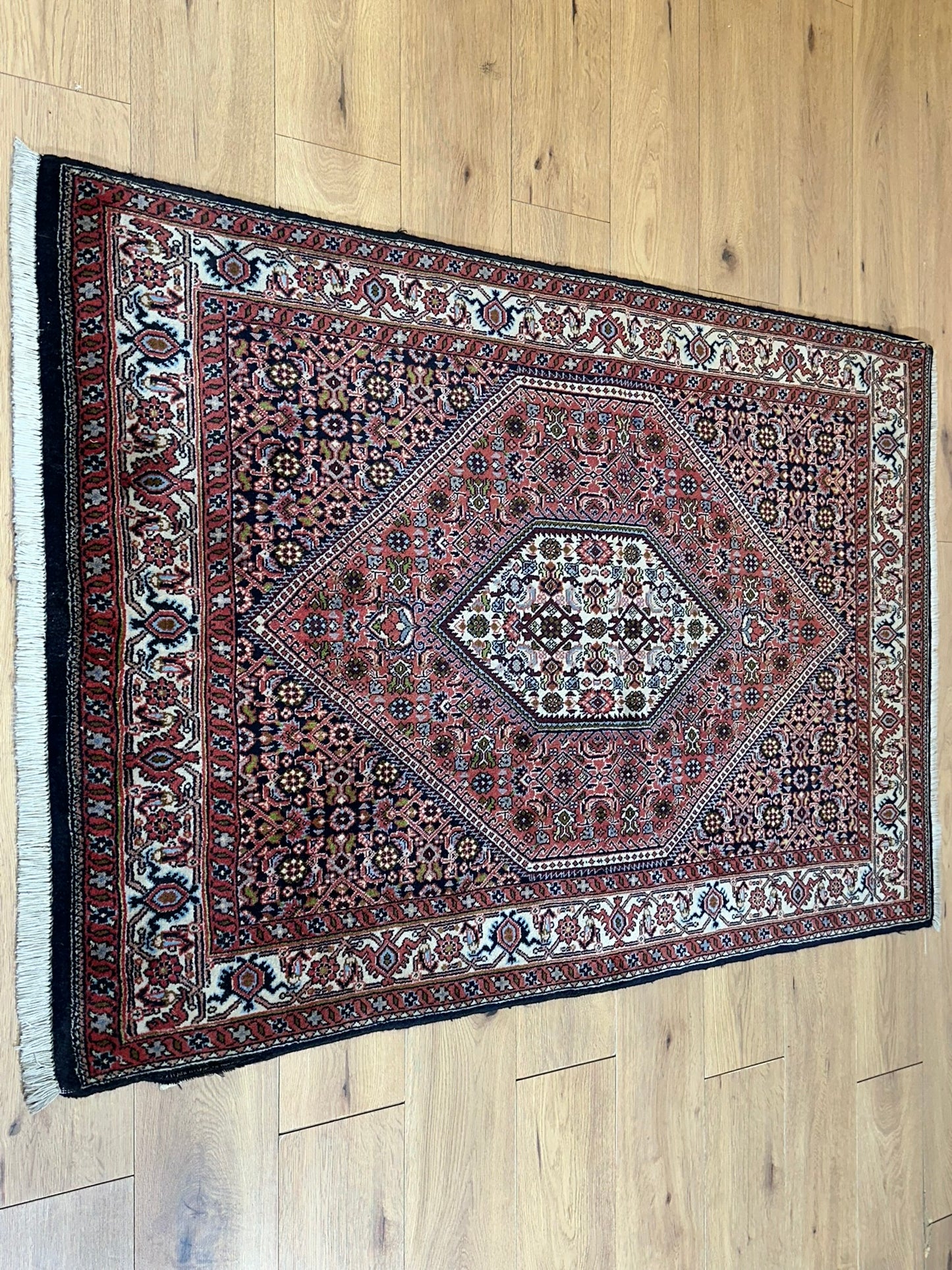 Orientteppich handgeknüpft Bidjar 170x110 cm