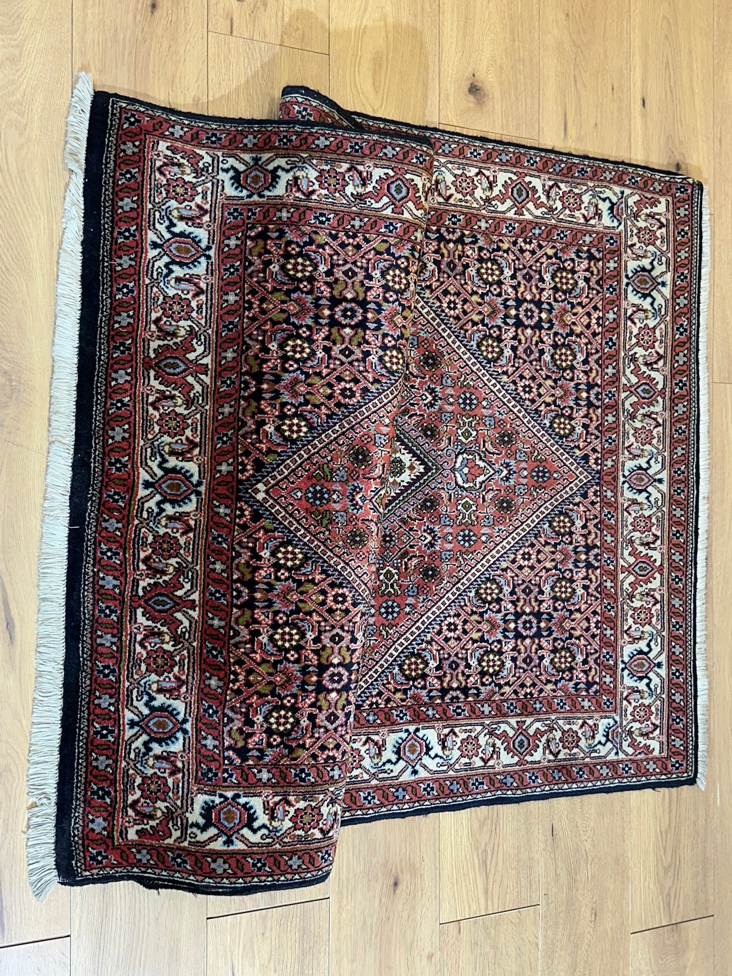 Orientteppich handgeknüpft Bidjar 170x110 cm