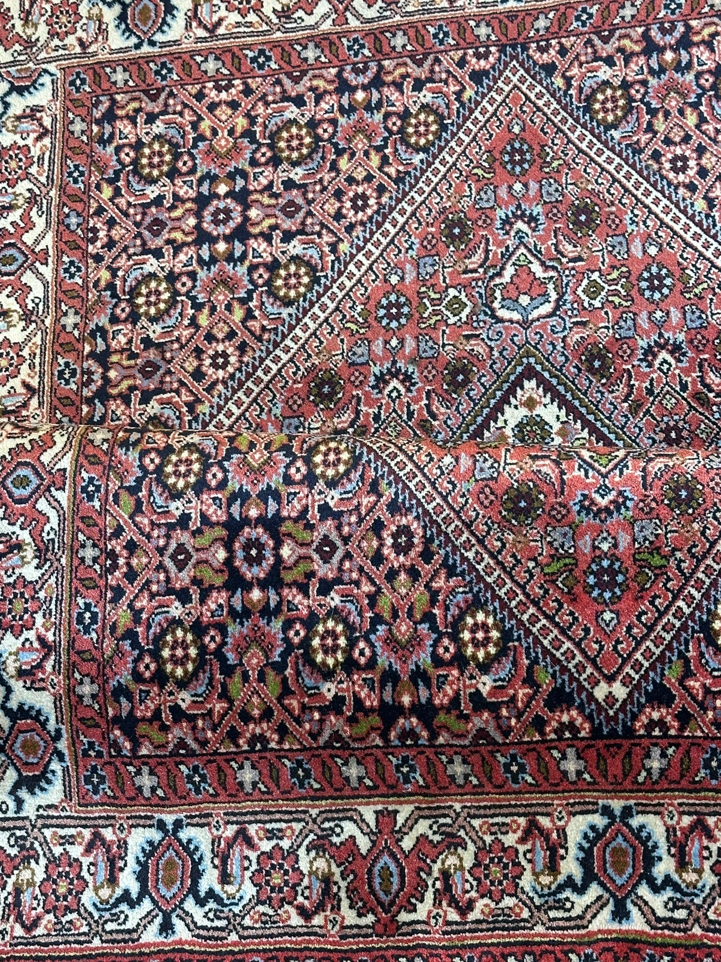 Orientteppich handgeknüpft Bidjar 170x110 cm