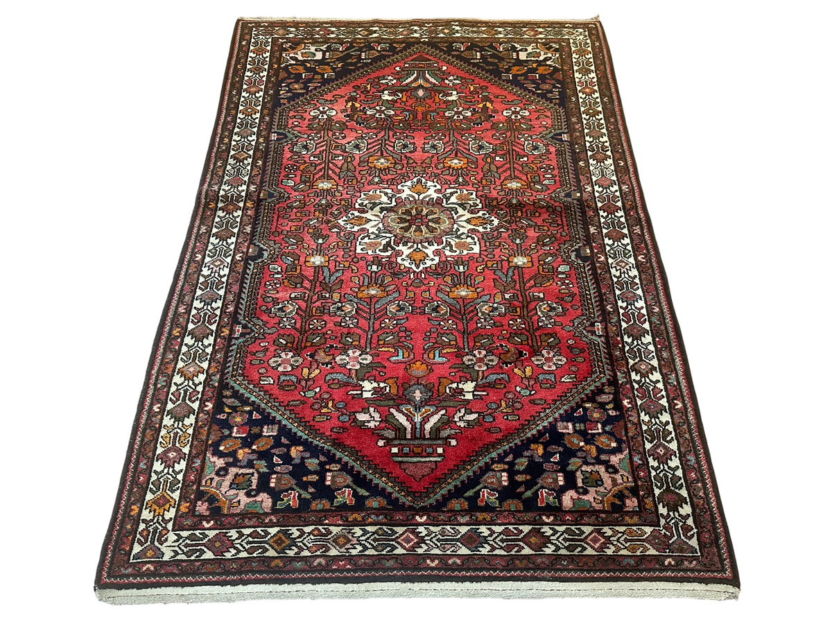 Handgeknüpfter Hamadan Orientteppich 205x140 cm