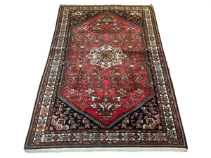 Handgeknüpfter Hamadan Orientteppich 205x140 cm