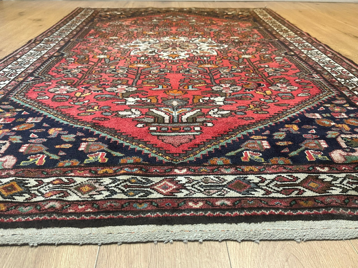 Handgeknüpfter Hamadan Orientteppich 205x140 cm