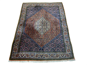 Orientteppich handgeknüpft Bidjar Medaillon 180x125 cm