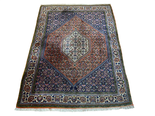 Orientteppich handgeknüpft Bidjar Medaillon 180x125 cm