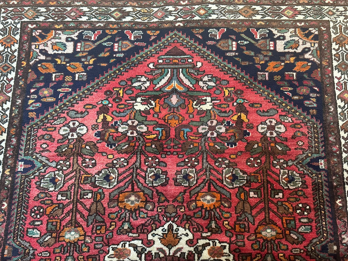 Handgeknüpfter Hamadan Orientteppich 205x140 cm